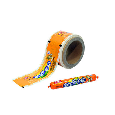 พิมพ์ PVDC ฟิล์ม ง่ายเปลือก พลาสติก Sausage Casing สําหรับอาหารอุตสาหกรรม