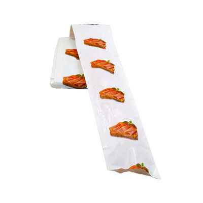 สี Flexography พิมพ์พลาสติกสอสเซจ Casing Roll สําหรับสอสเซจ