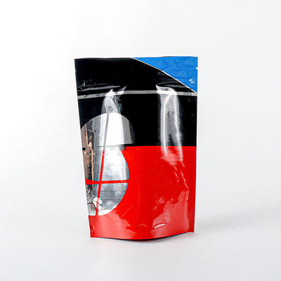 กระเป๋าโปรตีน Whey พร้อม PVDC ผิวเคลือบ KPET กันความชื้น ยืนขึ้น Zip Lock การพิมพ์ Gravure