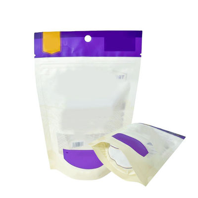 สีแมท สีสว่าง จัดขึ้น ซิปเปอร์กระเป๋า PVDC โพลีเอสเตอร์ laminated สําหรับการรักษาสัตว์เลี้ยง