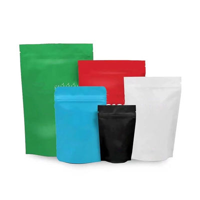 Ziplock ป้องกันกลิ่น ยืนขึ้นกระเป๋า กระเป๋าพิมพ์ตามสั่งสําหรับบรรจุอาหาร