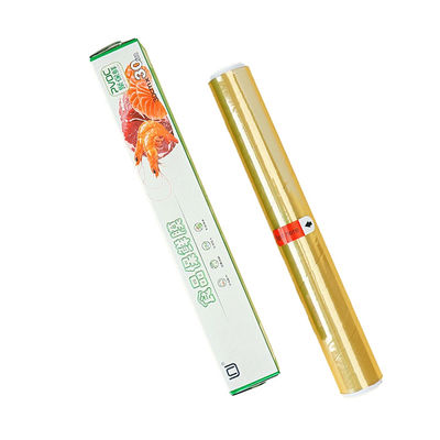 ดี ปลอดภัย 30cm*15m PVDC ผนังม้วนติดอาหารสําหรับแซนวิช อุณหภูมิภายใน 140 oC