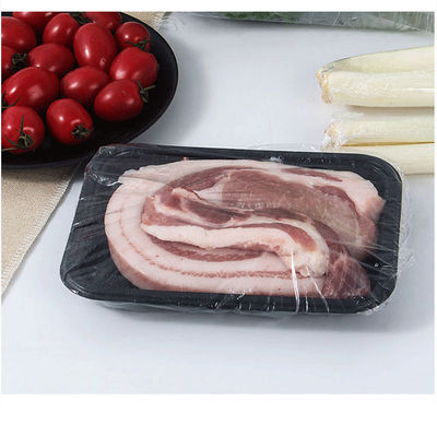 PVDC Cling Film อาหารเกรด ทนต่ออุณหภูมิสูง โรงแรมแพคเกจ กล่องเลื่อนขนาดใหญ่ เครื่องตัดกระบอกครัว อาหารไมโครเวฟ