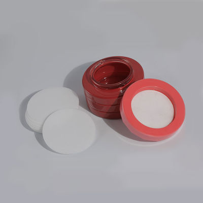 สีขาว Soft PVDC Foam Liner Cap Wad / Lid / Liner สําหรับขวด