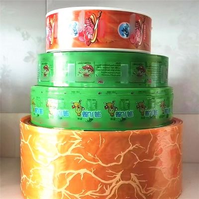 อาหารที่กําหนดเอง PVDC พลาสติกครอบคลุมหนังบรรจุ